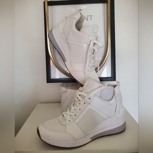 MK Women's wedge Sneakers sz 10